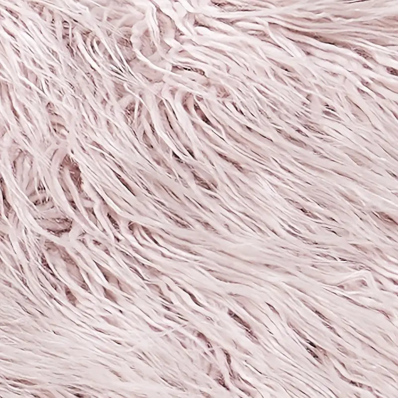 Close-up of pink fluffy fabric texture